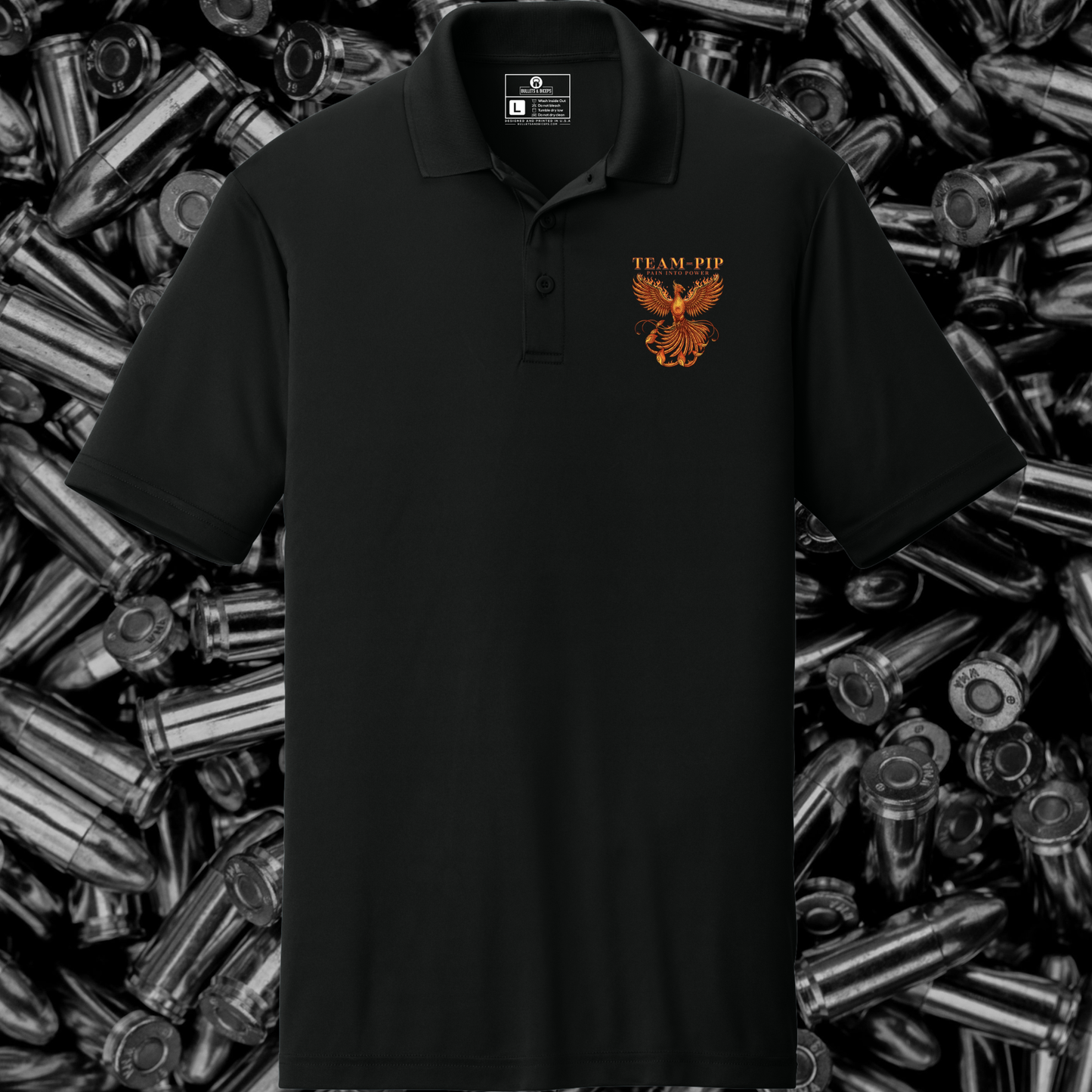 TEAM PIP PREMIUM POLY POLO
