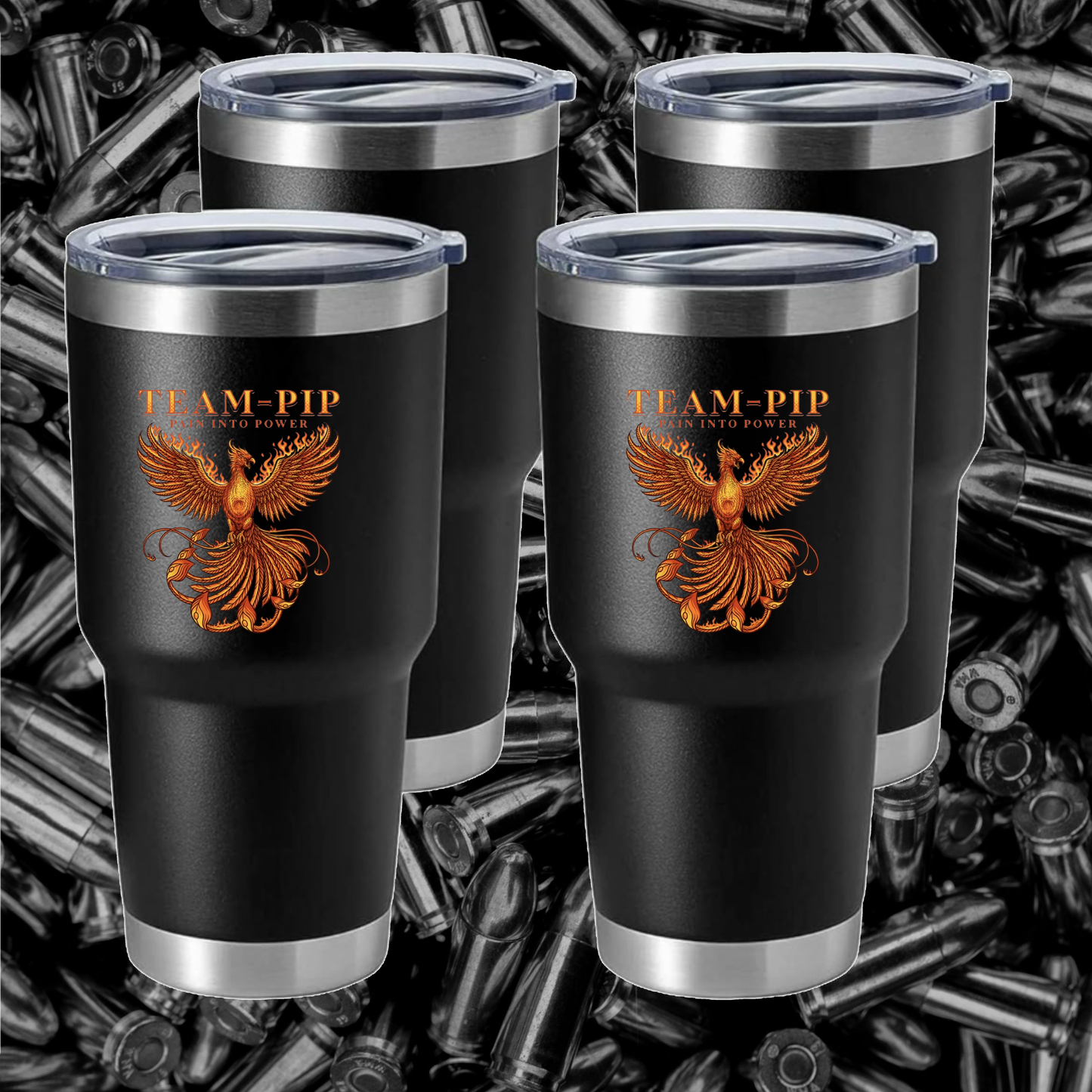 TEAM PIP 30oz Laser Engraved Tumbler