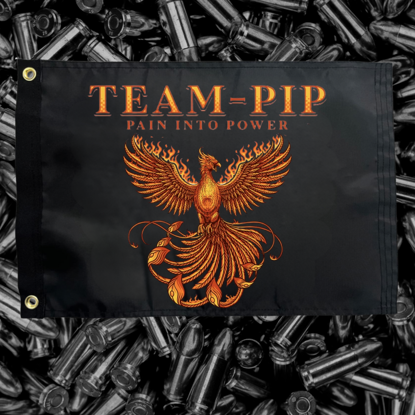 TEAM PIP OME SIDED WALL FLAG