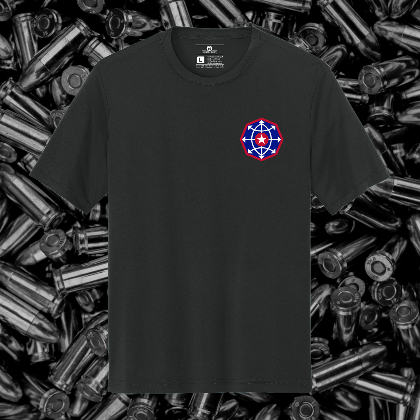 HAAF CID Poly PT Shirt BN Crest V2