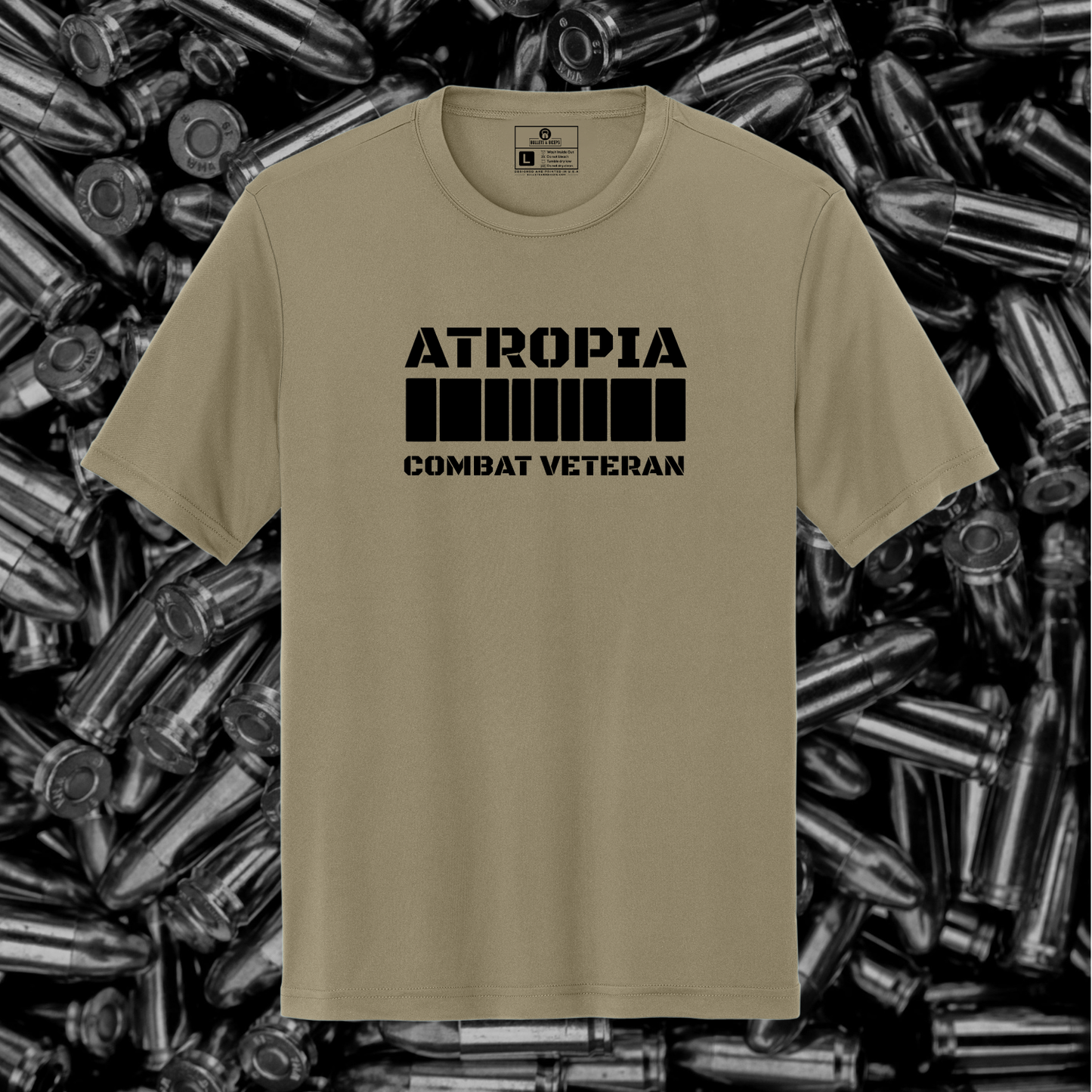 ATROPIA COMBAT VET PREMIUM POLY TAN T