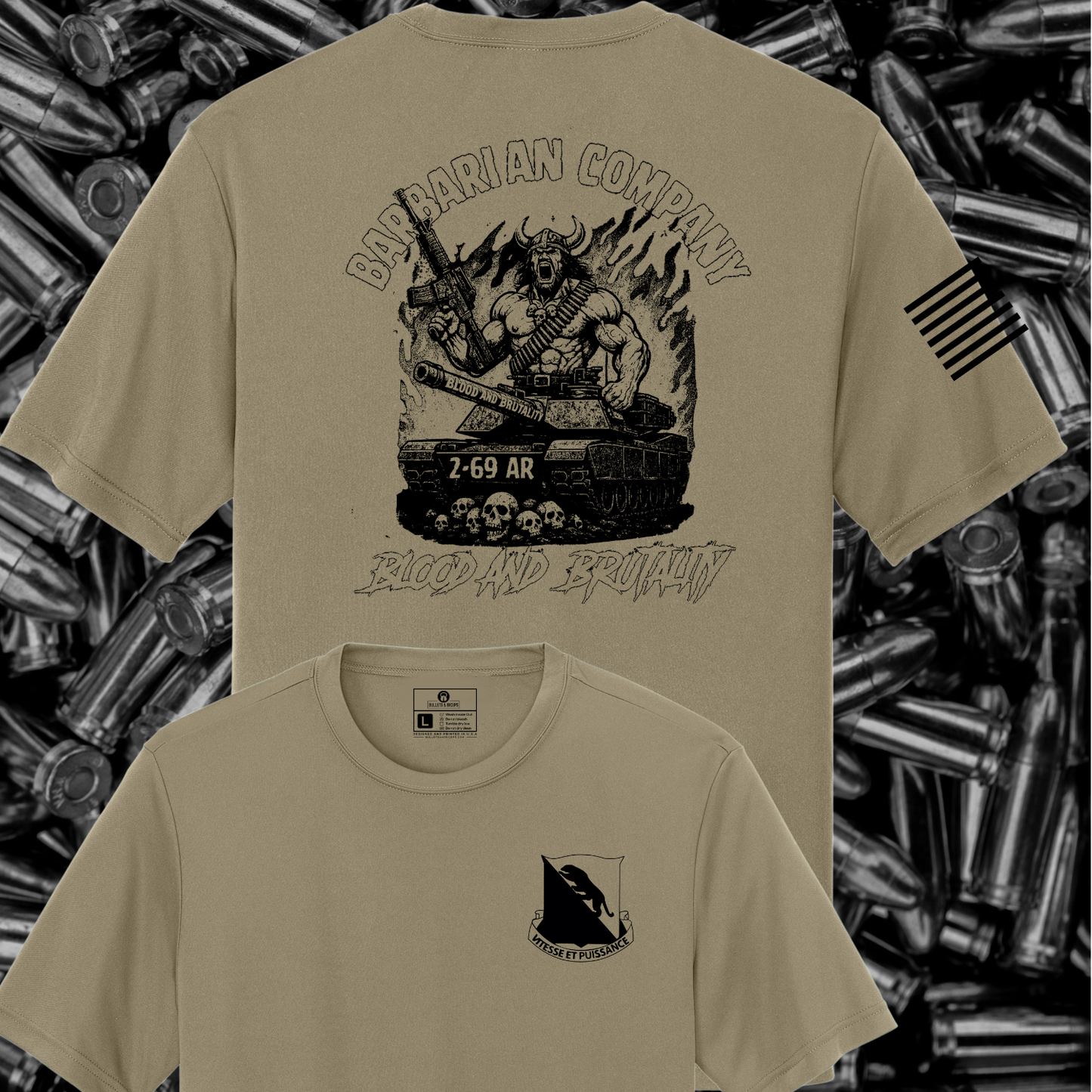 2-69 "Barbarian" POLY TAN T-PRESALE