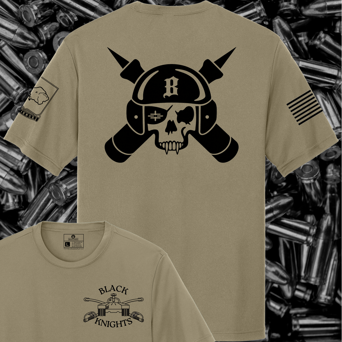 B Co 1-64 "Black Knights" TAN T