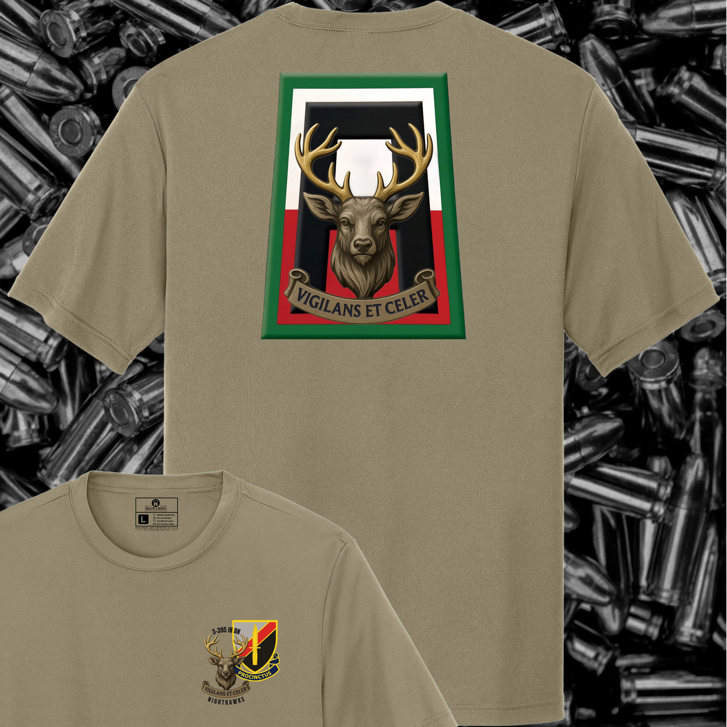 3-395 IN Short Sleeve Tan T