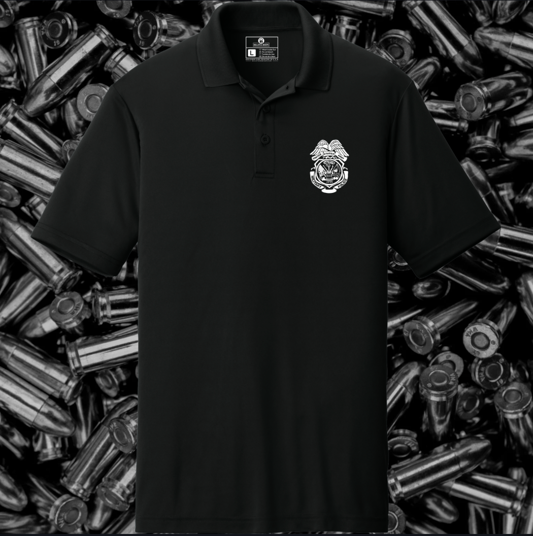 HAAF LEA Black Poly Polo PRESALE