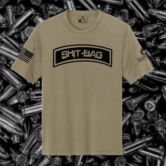 Shit Bag Ranger premium tan T, front