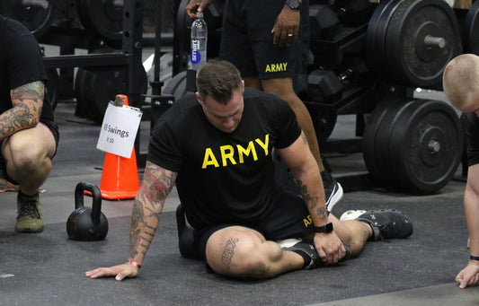 Shirts: 100% Poly-Tech Army PT-Shirt.