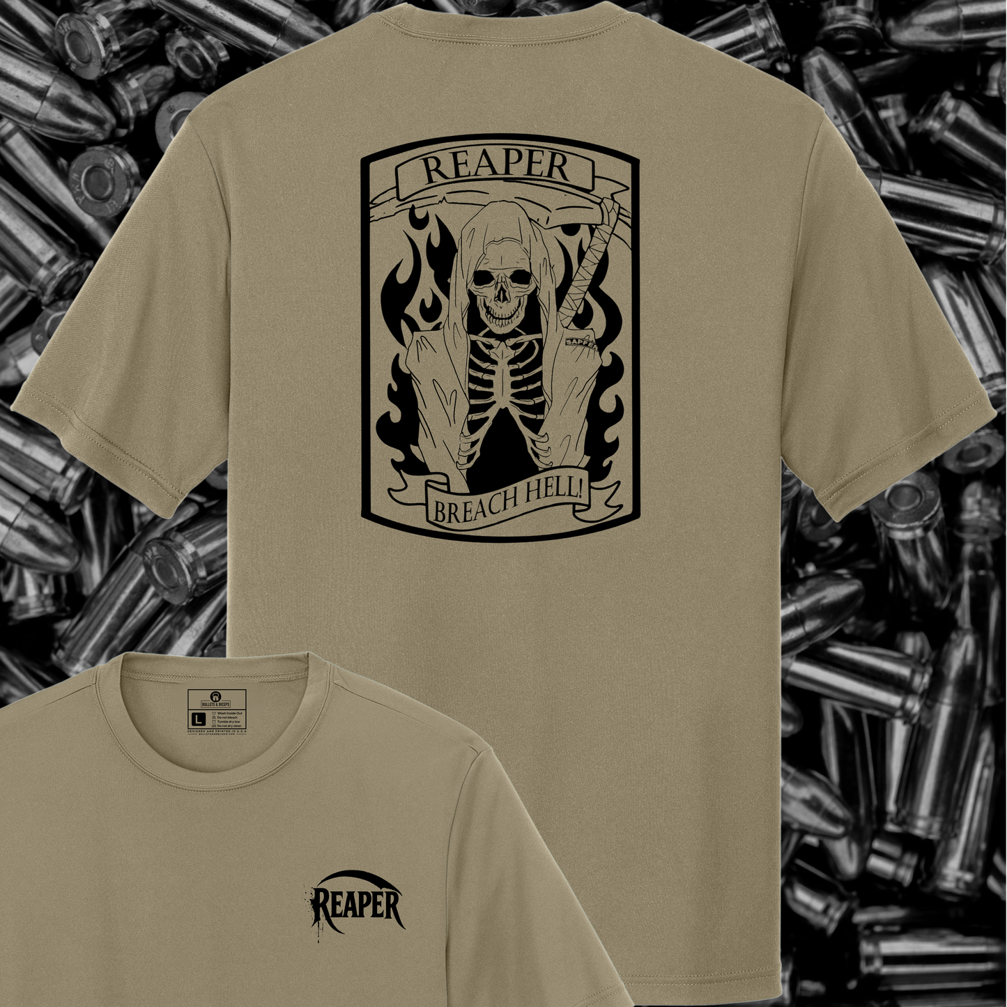 530th CEC-A "REAPERS" POLY TAN T-PRESALE