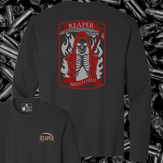 530th CEC-A "REAPERS" Black Long Sleeve PT PRESALE