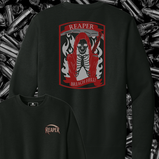 530th CEC-A "REAPERS" Black Sweatshirt PRESALE