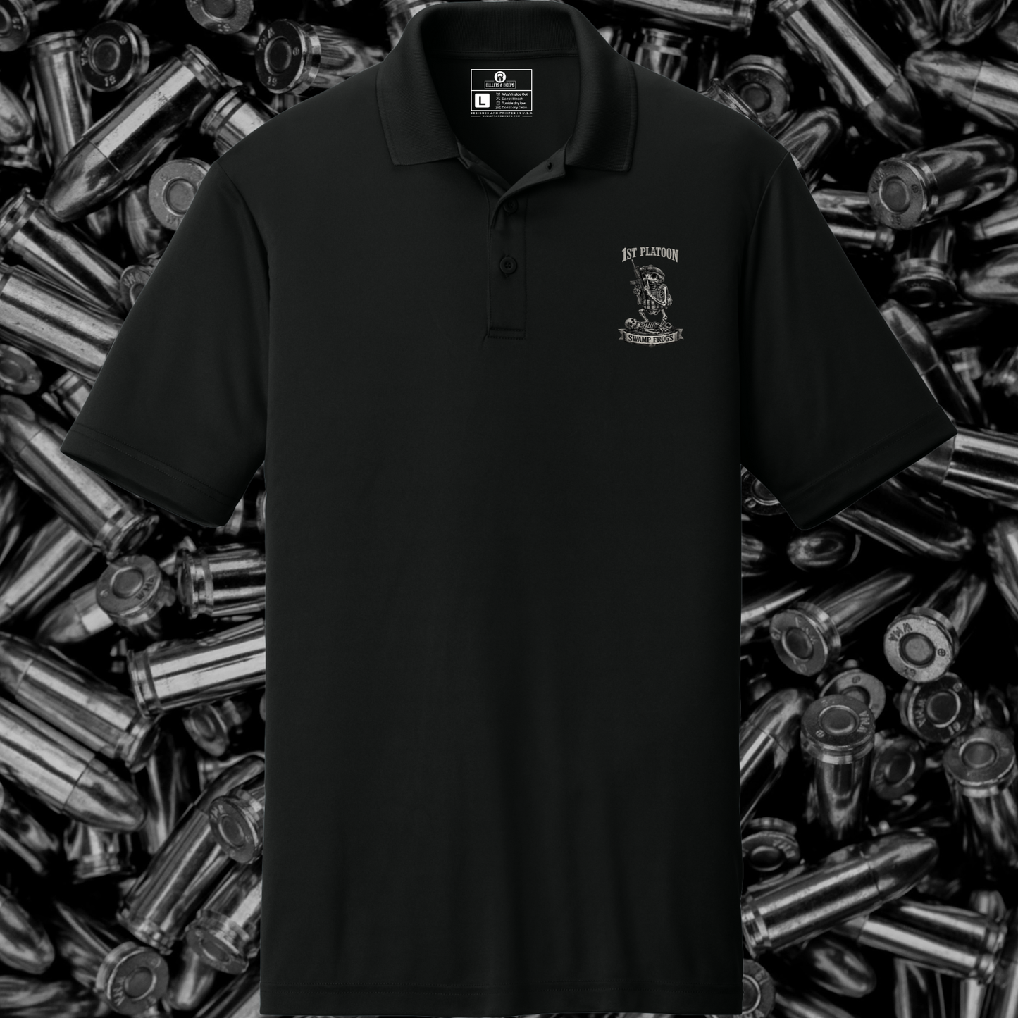 1st Platoon 530 CEC-A Poly Polo PRESALE