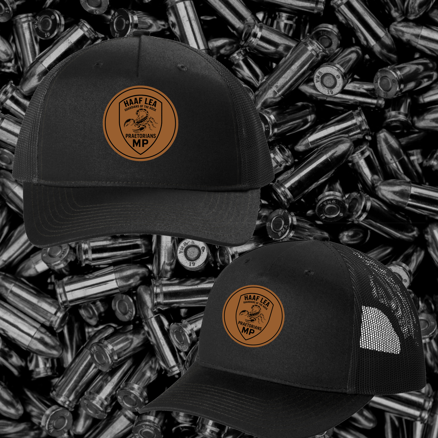 HAAF LEA Black Snap-Back Trucker Hat PRESALE