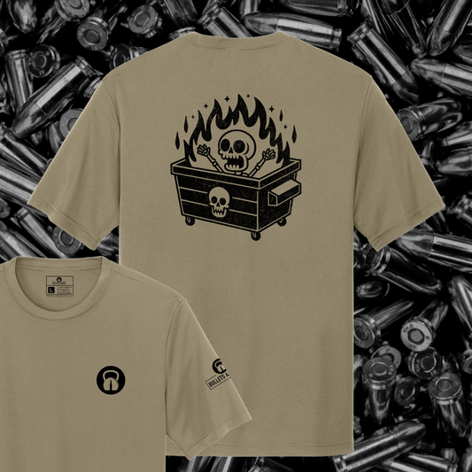 "DUMPSTER FIRE" Premium Military Undershirt