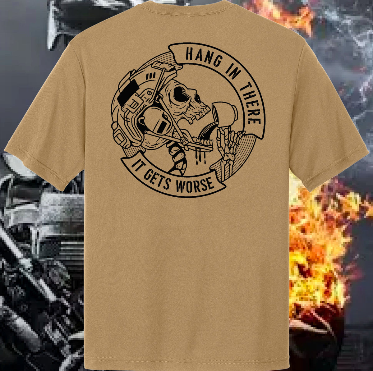 It Gets Worse Premium Tan T