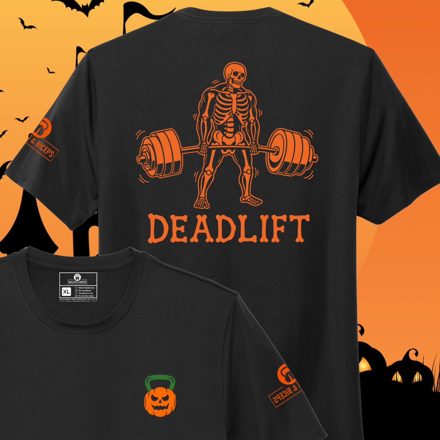 Bullets and Biceps 2025 Halloween Luxury Gym T (Limited Edition)