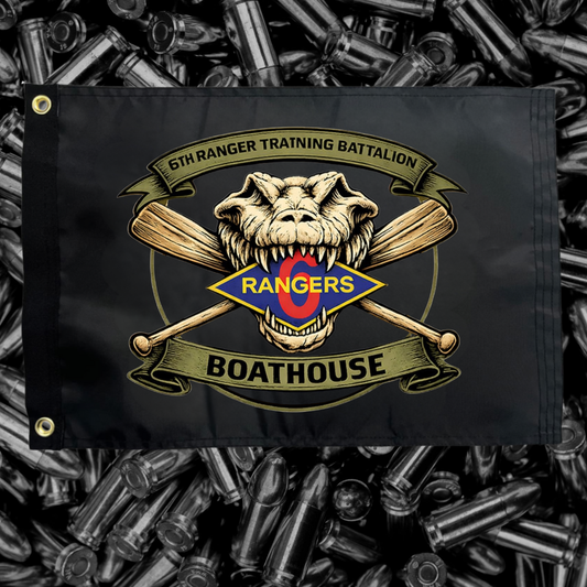 6th RTB One sided Wall Flag