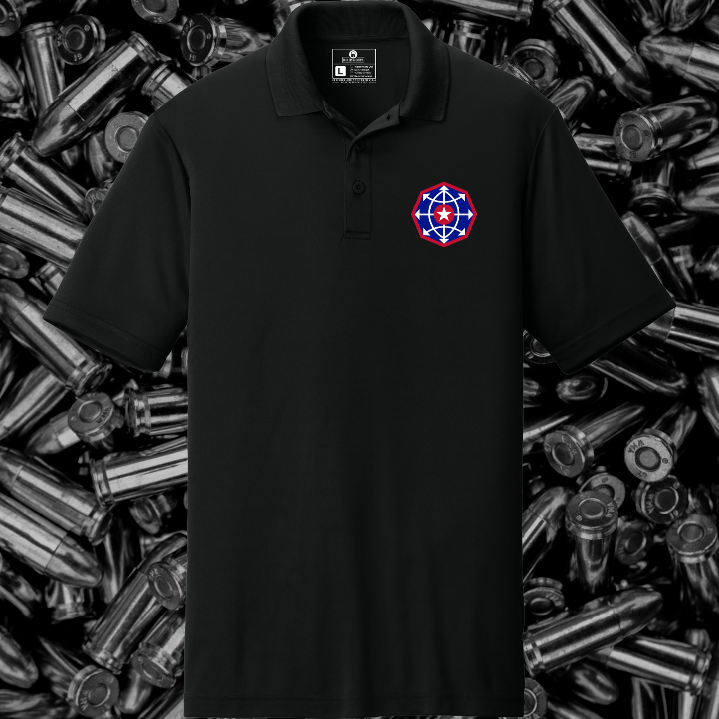 HAAF CID  Polo BN Crest V2
