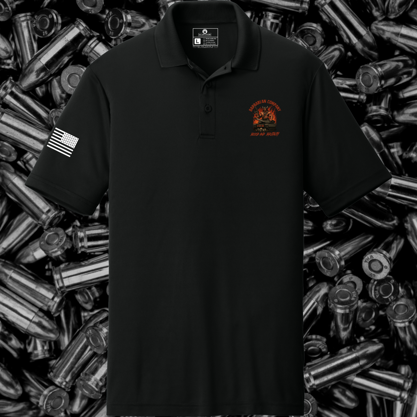 2-69 "Barbarian" Poly Polo PRESALE