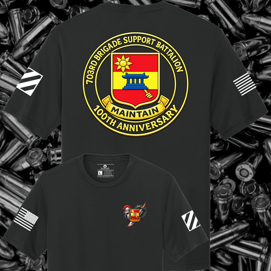 703rd Premium Polyester Short Sleeve Shirt