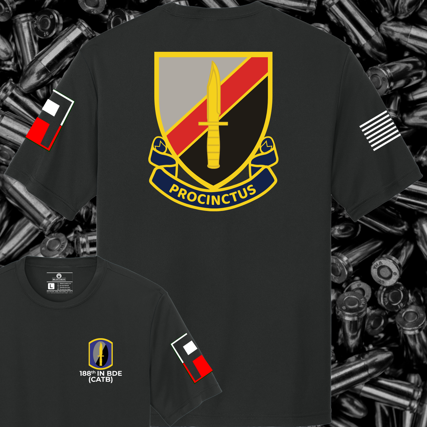 188th Premium Polyester Short Sleeve PT Shirt