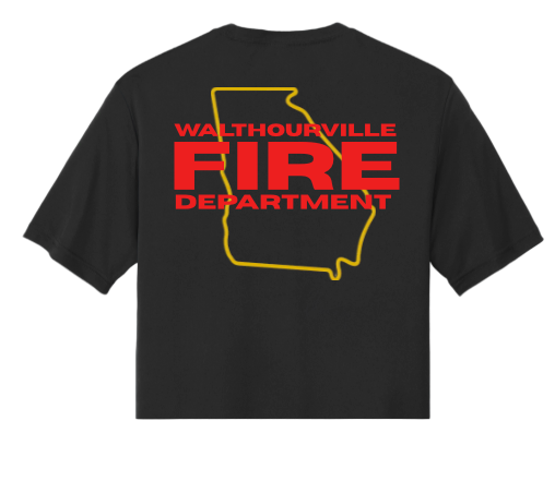 Walthourville Fire Department Core Values Poly T-Shirt