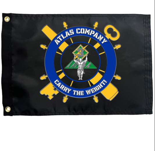 Alpha 64th BSB  One-Sided Wall Flag