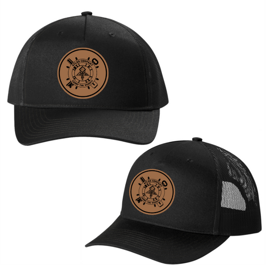 Alpha 64th BSB Black Snap-Back Trucker Hat