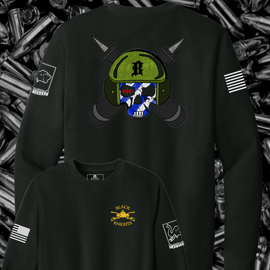 B-CO 1-64 "BLACK KNIGHTS" SWEATSHIRT