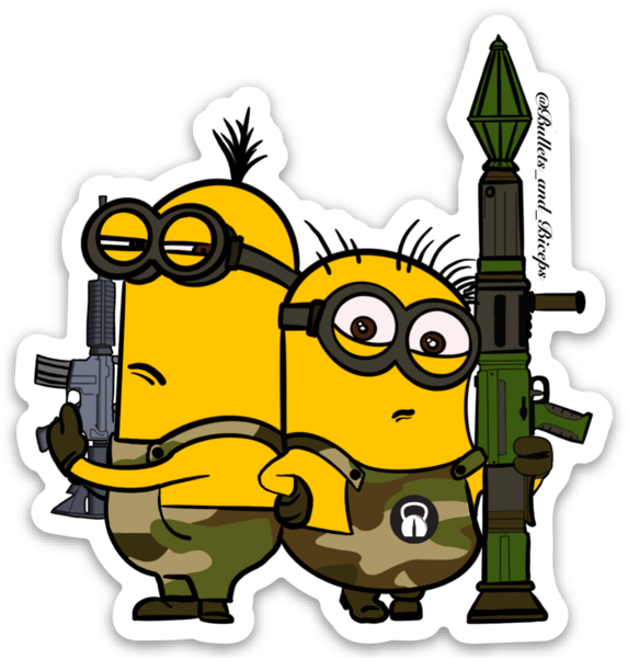 Stickers: Tactical Minions Sticker